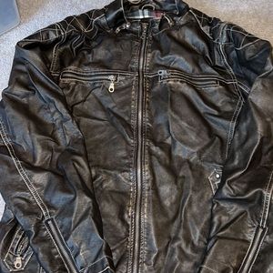 Mens leather jacket